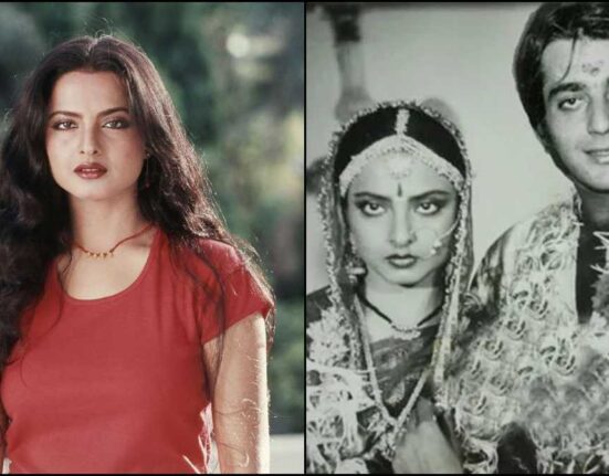 Rekha and Sanjay Dutt.