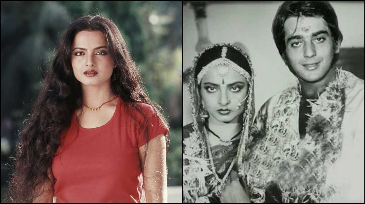 Rekha and Sanjay Dutt.