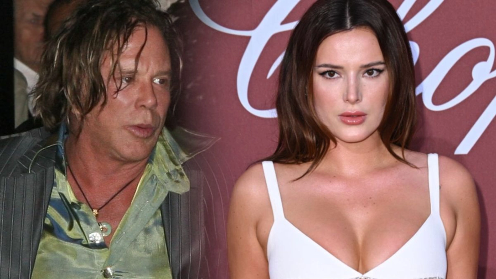 Bella Thorne and Mickey Rourke