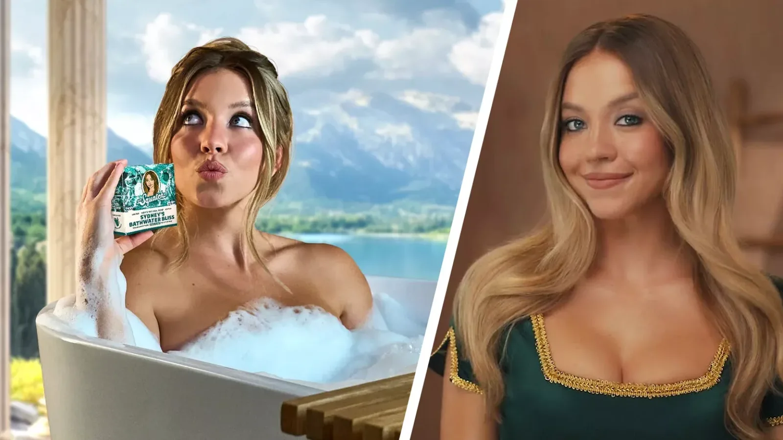 Sydney Sweeney’s Bathwater Bliss