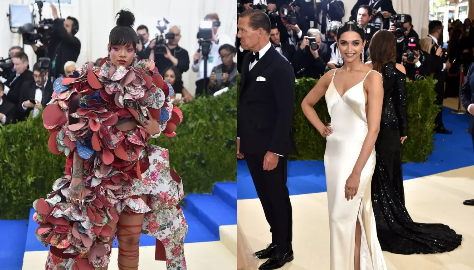 Deepika padukone and Rihanna - Met Gala debut