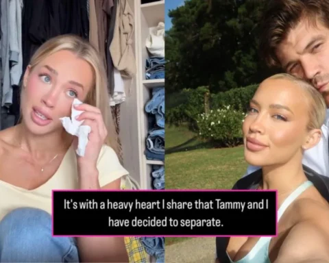 Tammy Hembrow and Matt Zukowski Split