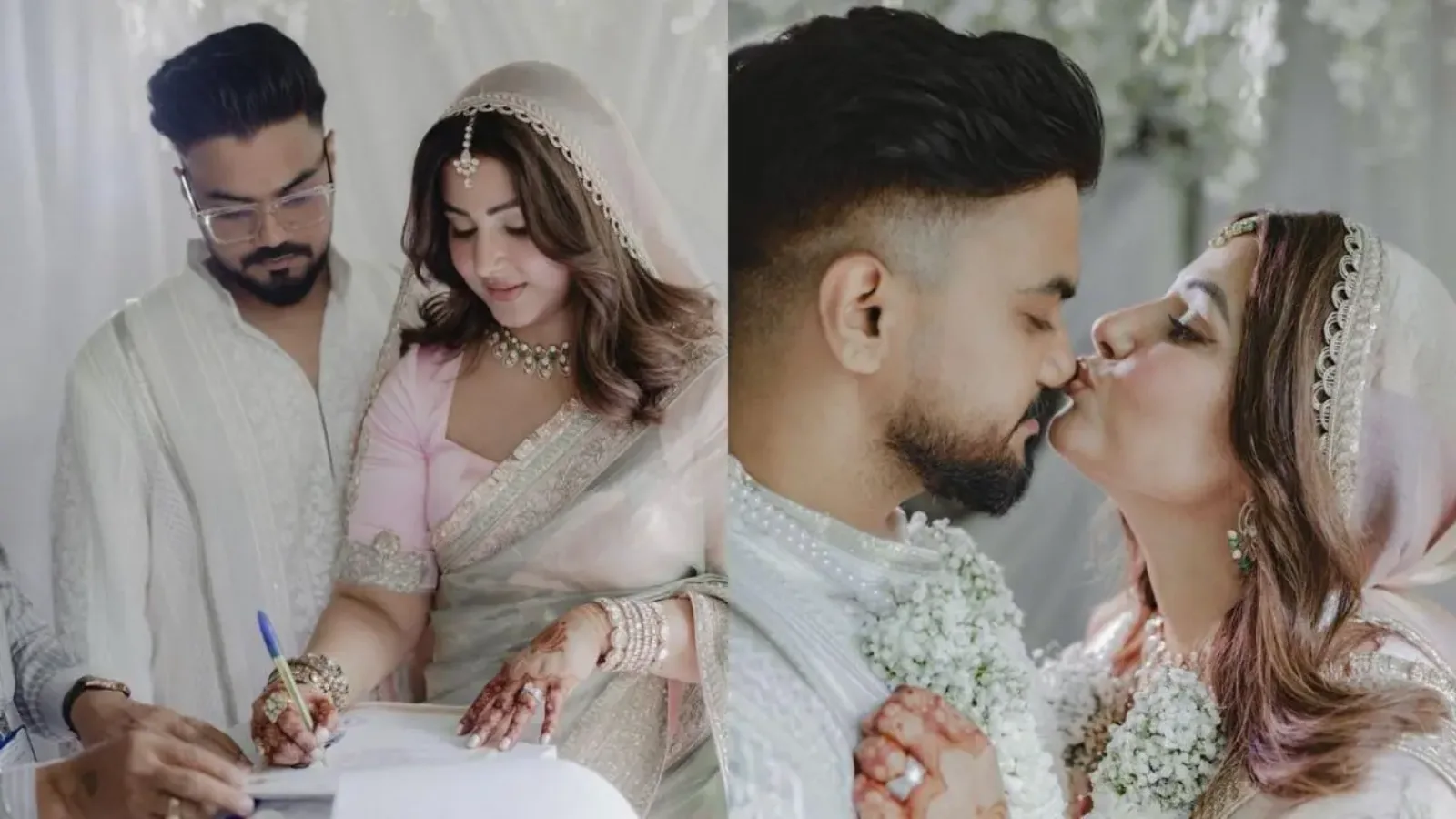 Hina Khan & Rocky Jaiswal Intimate Wedding