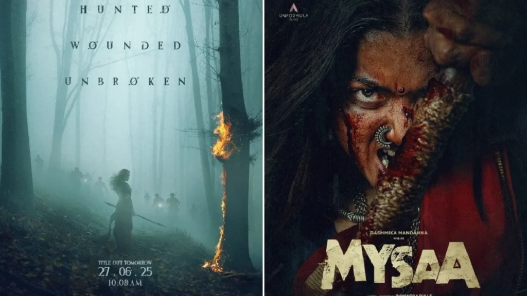 Rashmika Mandanna Roars in ‘Mysaa' First Look