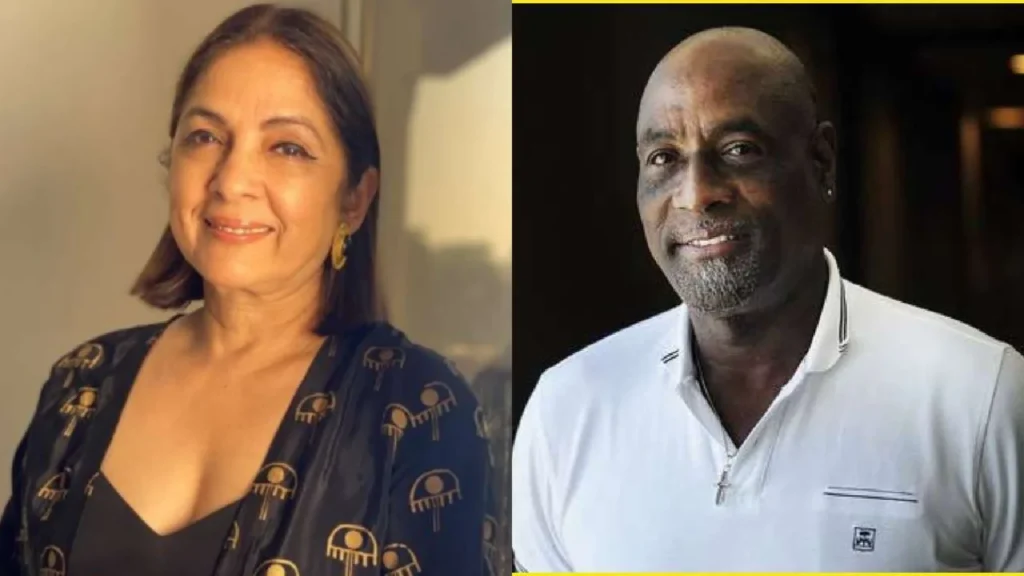 Neena Gupta and Sir Vivian Richards