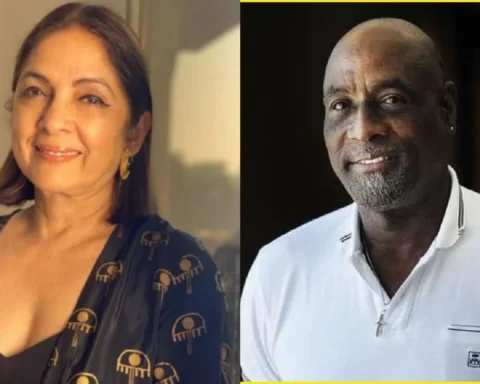 Neena Gupta and Sir Vivian Richards