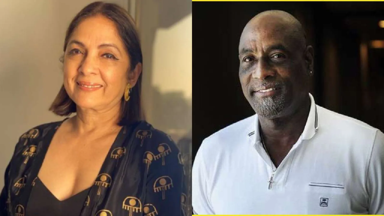 Neena Gupta and Sir Vivian Richards
