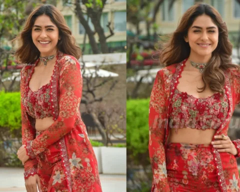 Mrunal Thakur's Red Dress