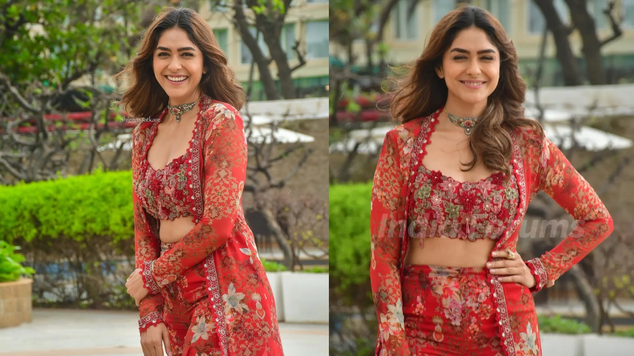 Mrunal Thakur's Red Dress