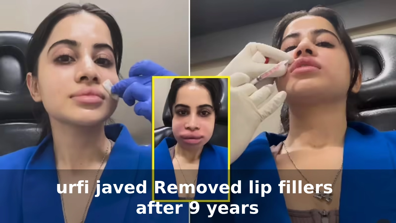 urfi javed removed lip fillers after 9 years