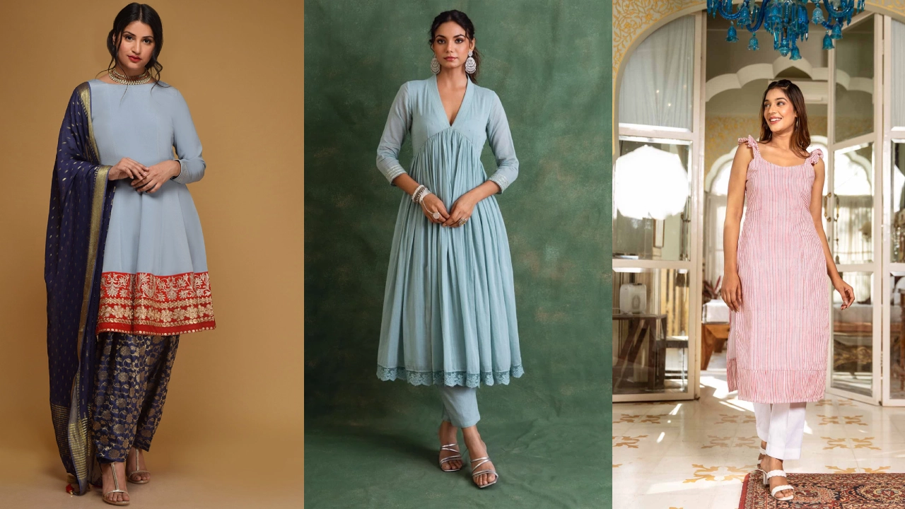 7 beautiful patterns of Kurta Set