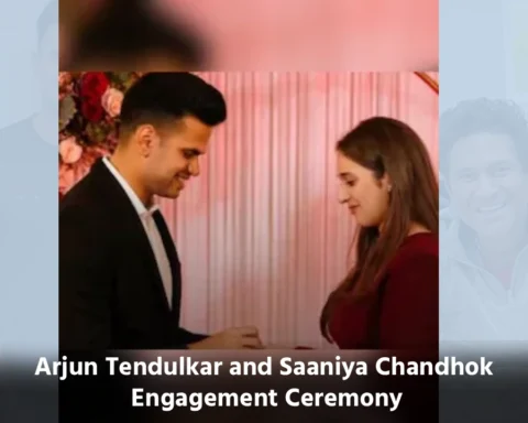 Arjun Tendulkar and Saaniya Chandhok Engagement Ceremony