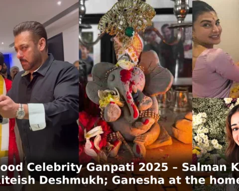 Bollywood Celebrity Ganpati 2025 – Salman Khan to Riteish Deshmukh; Ganesha at the homes