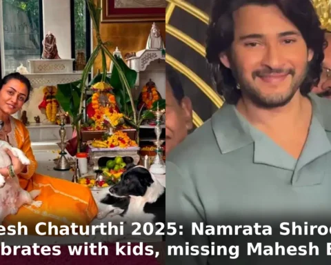 Ganesh Chaturthi 2025: Namrata Shirodkar celebrates with kids, missing Mahesh Babu