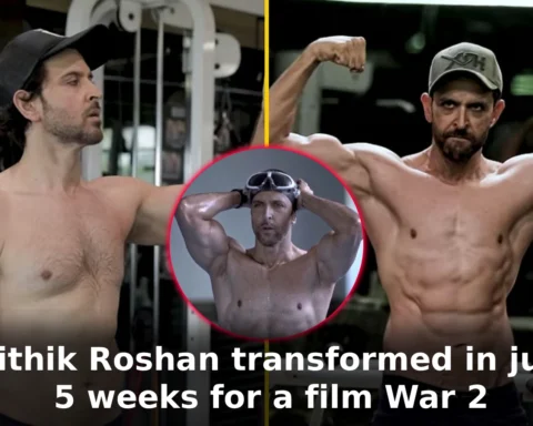 Hrithik Roshan transformed in just 5 weeks for a film