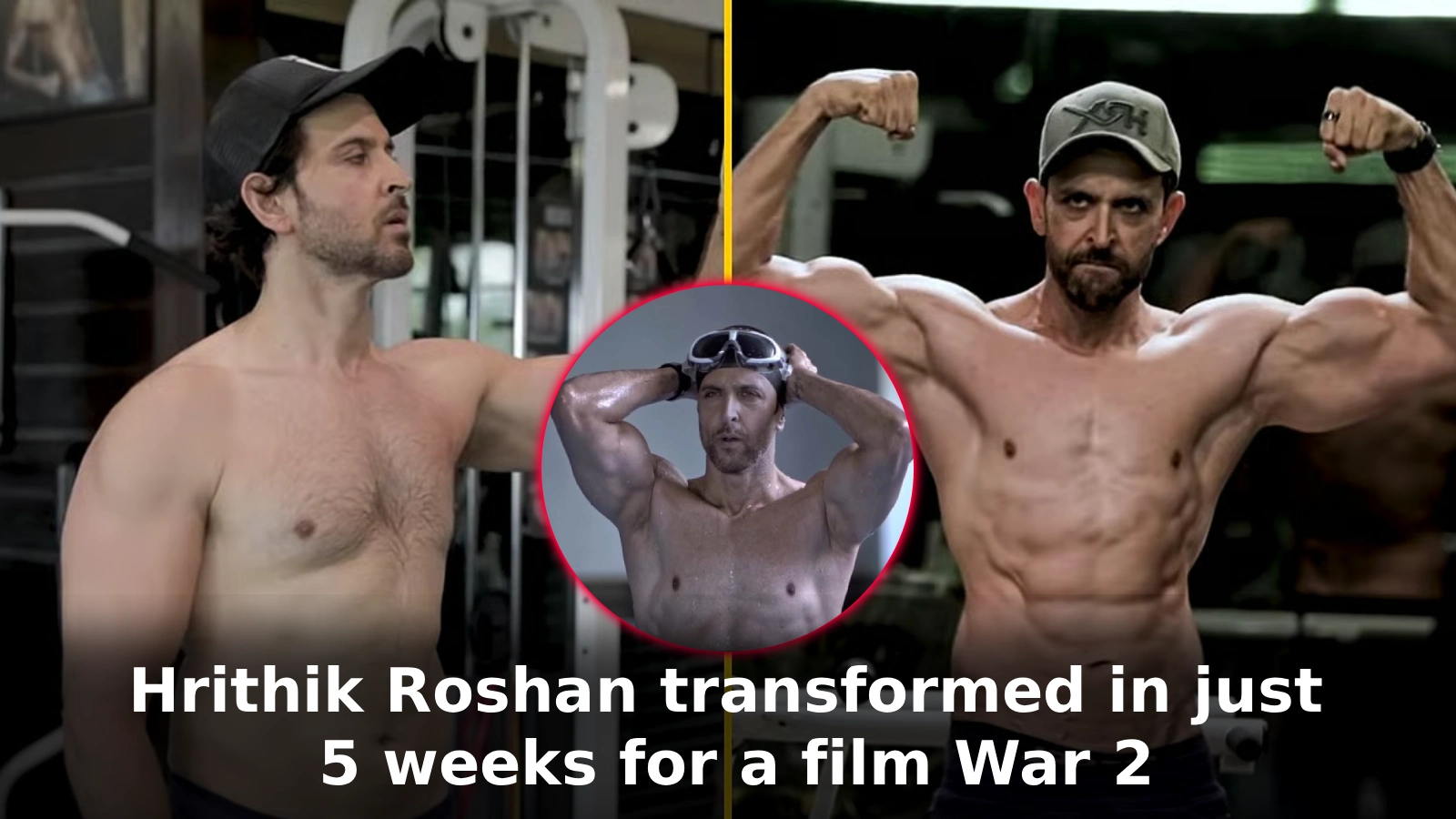 Hrithik Roshan transformed in just 5 weeks for a film