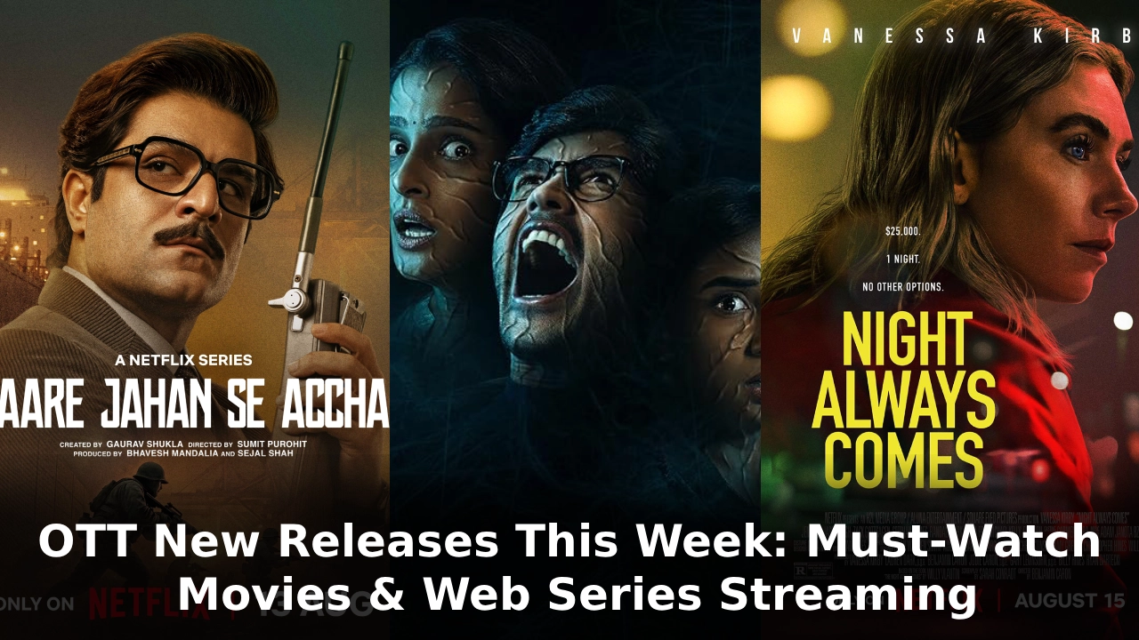 OTT New Releases This Week: Must-Watch Movies & Web Series Streaming