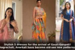 Stylish 5 dresses for the arrival of Gauri-Ganpati! Ghagracholi, Anarkali have become old-see new patterns...
