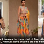 Stylish 5 dresses for the arrival of Gauri-Ganpati! Ghagracholi, Anarkali have become old-see new patterns...