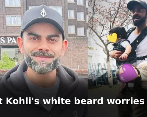 Virat Kohli's white beard worries fans