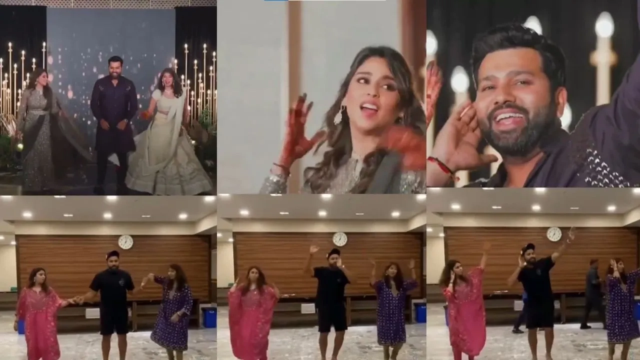 rohit sharma dance video