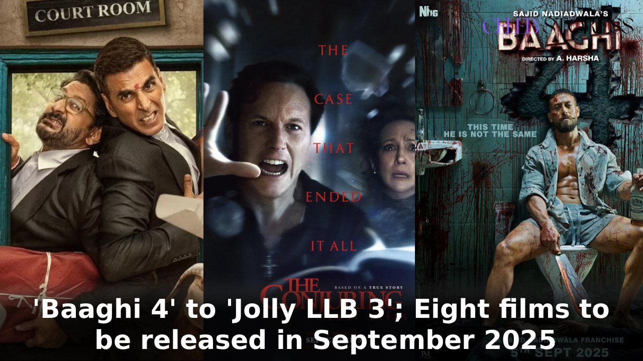 'Baaghi 4' to 'Jolly LLB 3'; Eight films to be released in September 2025