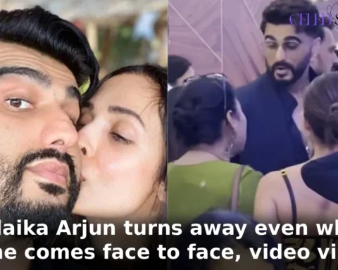 Malaika Arjun turns away even when she comes face to face, video viral
