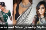 Saree and Silver Jewelry Styling