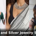 Saree and Silver Jewelry Styling