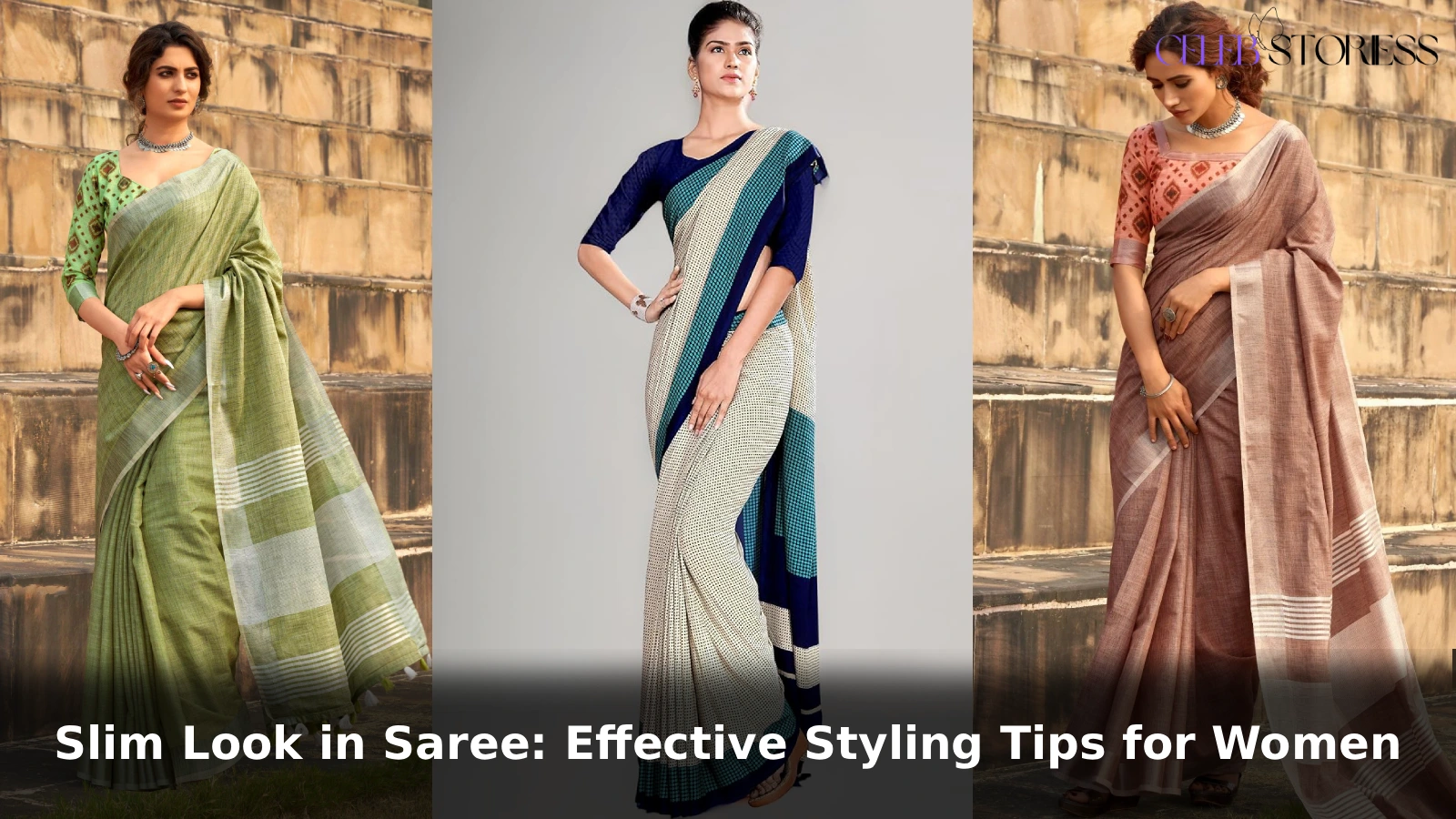 Slim Look in Saree
