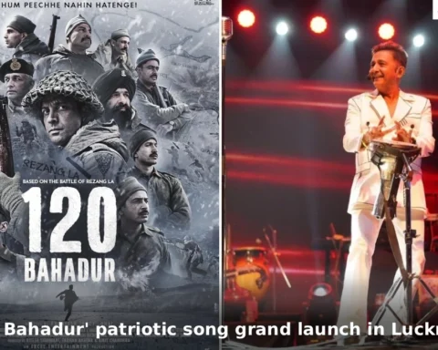 120 Bahadur' patriotic song grand launch in Lucknow