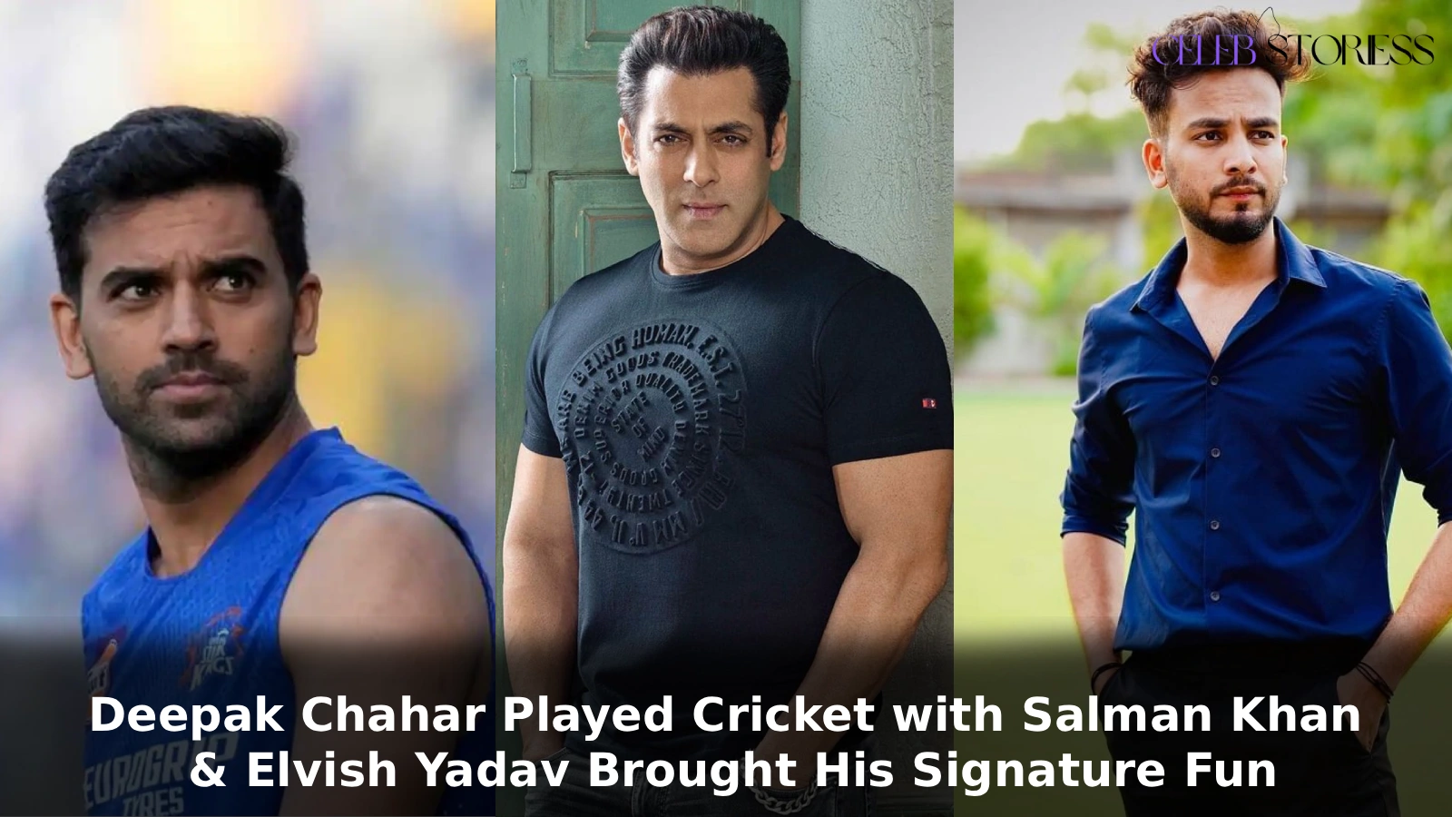Deepak Chahar Played Cricket with Salman Khan & Elvish Yadav Brought His Signature Fun