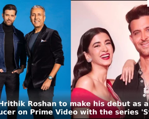 Hrithik Roshan as a producer on Prime Video with the series 'Storm'