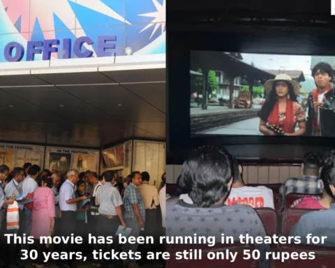 This movie has been running in theaters for 30 years, tickets are still only 50 rupees