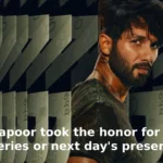 Shahid Kapoor took the honor for 'Farji 2'? Web series or next day's presentation