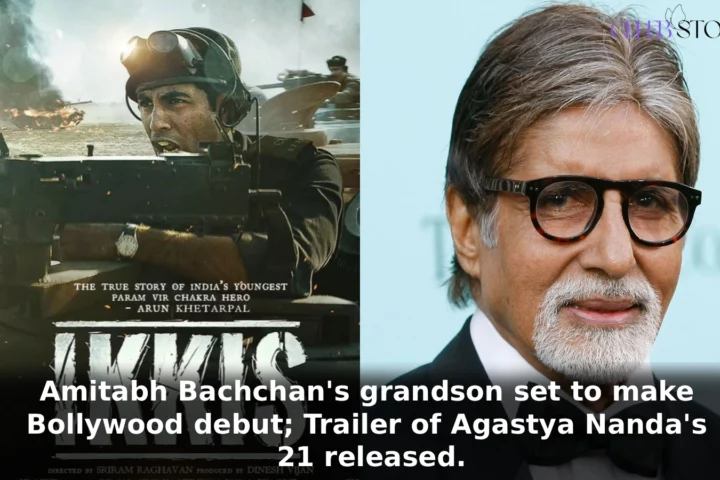 Amitabh Bachchan's grandson set to make Bollywood debut; Trailer of Agastya Nanda's 21 released.