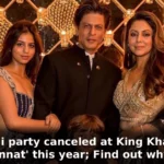 Diwali party canceled at King Khan's 'Mannat' this year; Find out why!