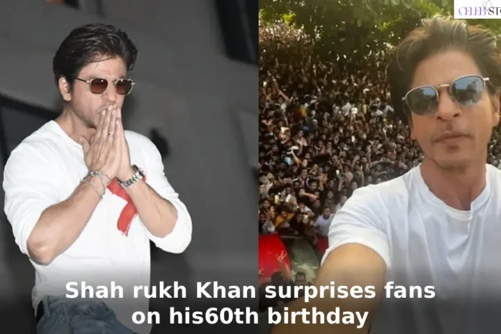 Shah rukh Khan surprises fans on his60th birthday